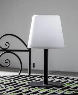 Venkovní osvětlení terasy Lindby Nabíjecí stolní lampa Lindby LED Ragnaris, USB, RGBW, stmívatelná