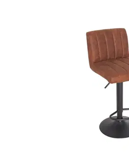 Barové židle LuxD Barová židle Pretty vintage hnědá / 109 cm