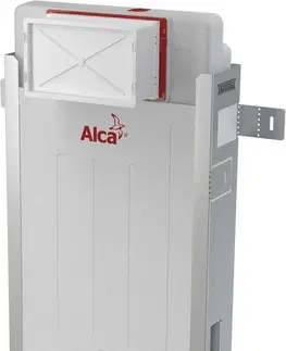 Záchody ALCADRAIN Renovmodul předstěnový instalační systém s bílým tlačítkem M1710 + WC Ideal Standard Tesi se sedátkem SoftClose, AquaBlade  AM115/1000 M1710 TE1