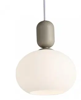 Moderní závěsná svítidla NORDLUX závěsné svítídlo Notti 40W E27 šedá 2011003010