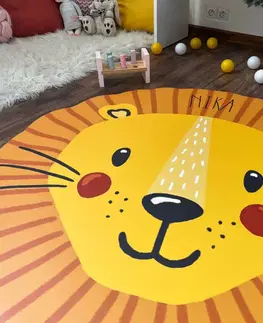 Hrací podložky Hrací podložka pro miminko - Žlutý lev