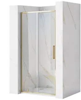 Sprchové kouty REA Posuvné sprchové dveře Rapid Slide 110 zlatá REA-K5613