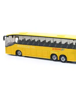 Dřevěné vláčky Rappa Kovový autobus RegioJet, 19 cm