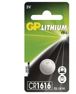 Jednorázové baterie GP Batteries GP Lithiová knoflíková baterie GP CR1616, blistr 1042161611