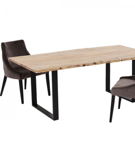 Stoly z masivu KARE Design Stůl Harmony 200×100 cm - černý