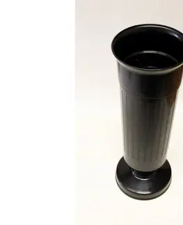 Dekorativní vázy BESOP - Váza na hrob 35cm zatížená černá
