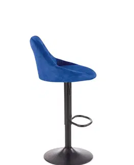 Barové židle HALMAR Barová židle H101 modrá
