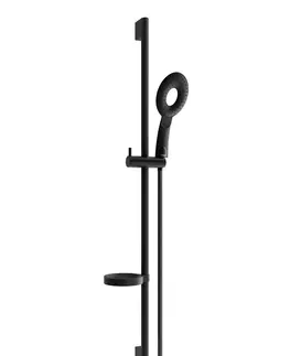 Sprchy a sprchové panely MEXEN/S DS73 posuvný sprchový set, černá 785734583-70