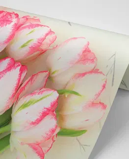 Samolepící tapety Samolepící fototapeta jarní tulipány