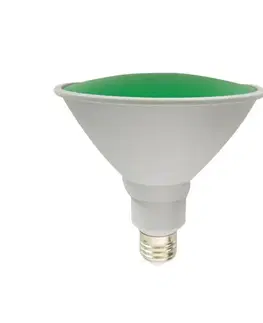 LED žárovky ACA Lighting PAR38 LED IP65 15W 1150lm zelená 110st. 42V AC Ra80 PAR3815GR42