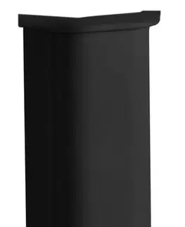 Koupelna KERASAN WALDORF universální keramický sloup k umyvadlům 60, 80cm, černá mat 417031