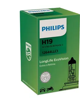 Autožárovky Philips H19 12V 60/55W PU43t-1 LongLife 1ks 12644LLC1