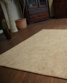Koberce a koberečky Dywany Lusczow Kusový koberec SERENADE Hagy béžový, velikost 200x400