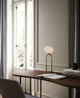Designové stolní lampy NORDLUX Shapes stolní lampa mosaz 2120055035