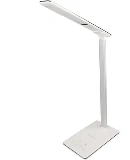 Lampičky Retlux RTL 198 Stolní LED lampa s Qi dobíjením bílá, 5 W, 250 lm
