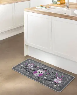 Koberce a koberečky Kuchyňský koberec s potiskem Sovičky