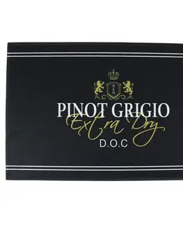 Rohožky Černá podlahová rohožka Pinot Grigio wine - 75*50*1cm Mars & More RARMWPG