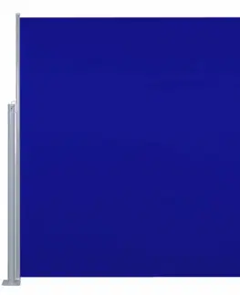 Markýzy Zatahovací boční markýza 140x300 cm Dekorhome Modrá