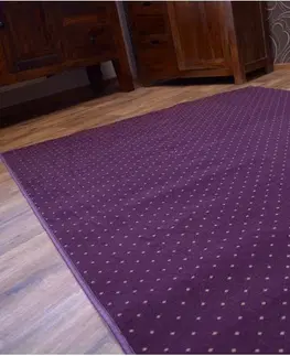 Koberce a koberečky Dywany Lusczow Kusový koberec AKTUA Mateio fialový, velikost 400x600