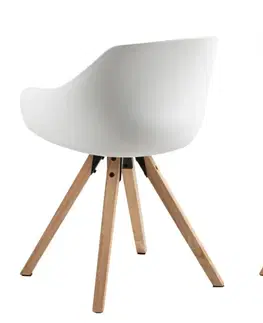 Židle Actona Designová židle Tina bílá