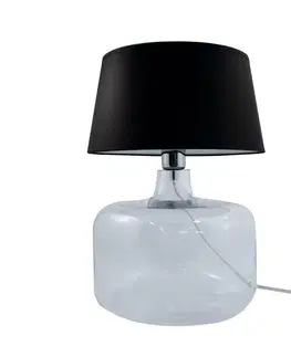Designové stolní lampy ZUMALINE Stolní lampa BATUMI čirá 5528BK