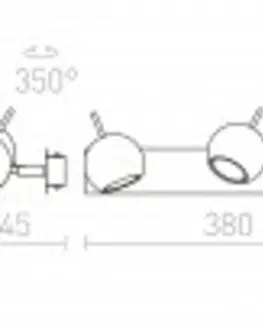 Moderní bodová svítidla RED - DESIGN RENDL RENDL GLOSSY III chrom 230V LED GU10 3x8W R10604