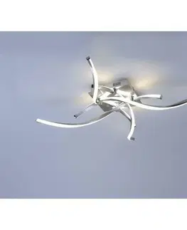 Designová stropní svítidla PAUL NEUHAUS LED stropní svítidlo, ocel, moderní design SimplyDim 3000K PN 9144-55