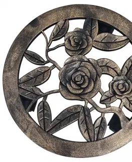Stojany na květiny Vozíky pod květináč 6 ks bronz Dekorhome