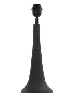 Lampy Dřevěná základna ke stolní lampě Jovany black -Ø15*35cm / E27 Light & Living 7038612