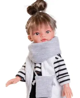Hračky panenky ANTONIO JUAN - 25302 EMILY - realistická panenka s celovinylovým tělem - 33 cm
