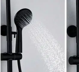 Sprchy a sprchové panely Sprchová sestava Rea Roger černá