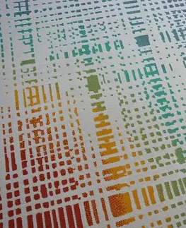 Koberce a koberečky Dywany Lusczow Kusový koberec SCANDI 18216/063 - pásy kostkovaný, velikost 160x230