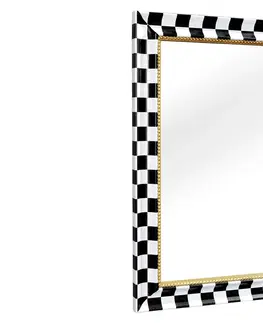Zrcadla LuxD Designové nástěnné zrcadlo Hartwell 78 cm černo-bílé