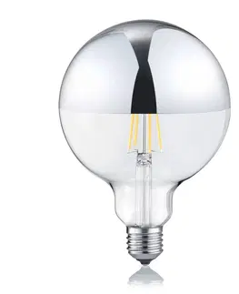 Stmívatelné LED žárovky Trio Lighting LED žárovka E27 G125 7W 2 700 K zrcadlená