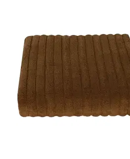 Ručníky Ručník nebo osuška, Mikrobavlna Deluxe, hnědá 50 x 95 cm