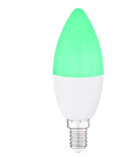 Chytré žárovky Globo LED svíčka žárovka E14, 4,5W Tuya-Smart RGBW CCT