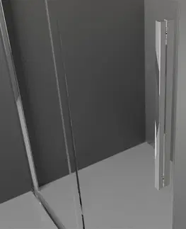 Sprchové kouty MEXEN/S Velar sprchový kout 150 x 75, transparent, chrom 871-150-075-01-01