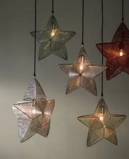 Vánoční světelná hvězda PR Home PR Home Rigel dekorační hvězda kov Ø 50cm krémová