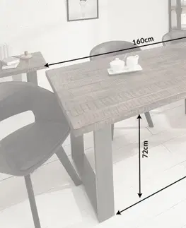 Jídelní stoly Jídelní stůl THOR Dekorhome 200x90x77 cm
