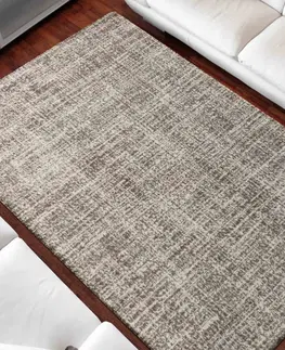 Moderní koberce Moderní jednobarevný béžový koberec do obývacího pokoje Šířka: 240 cm | Délka: 330 cm