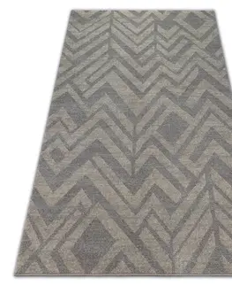 Koberce a koberečky Dywany Lusczow Kusový koberec SOFT ETNO hnědý, velikost 160x220