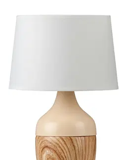 Lampy na noční stolek Rabalux stolní lampa Yvette E14 1x MAX 40W béžová 4370