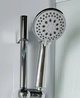 Sifony k pračkám AQUALINE AIGO vanička 900x900 mm, příslušenství, sifon, držák sprchy a sprcha, komponent 1/4 YB93-1