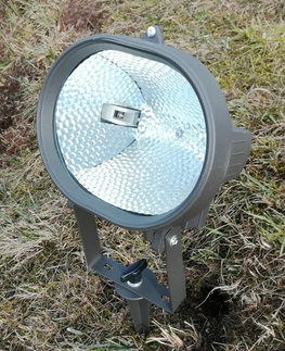 Zahradní lampy BRILUM Venkovní reflektor NH-B7D000-93 B-7D šedá