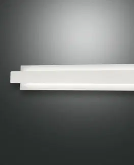 Nástěnná svítidla Fabas Luce LED nástěnné světlo Regolo s kovovým čelem bílá