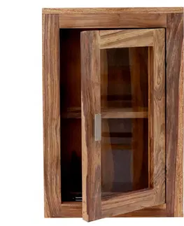 Koupelnový nábytek Nástěnná skříňka do koupelny  Amba 40x60x15 z indického masivu palisandr / sheesham
