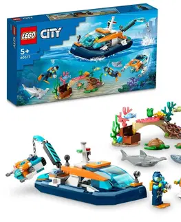 Hračky LEGO LEGO - City 60377 Průzkumná ponorka potápěčů