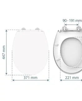 Záchody Eisl Duroplastové sedátko se s nočním LED osvětlením s mechanismem SOFT-CLOSE 82950