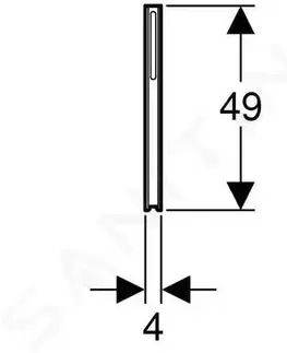 Koupelnové baterie GEBERIT Kombifix Podpěry pro Kombifix pro závěsné WC nebo bidet 457.888.26.1