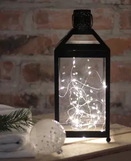 Vánoční lucerny DecoKing LED lucerna LATERN OLD COLLECTIONS černá